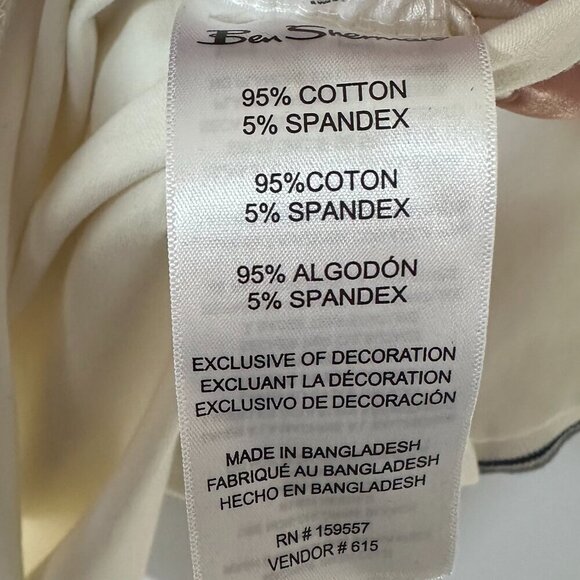 White Ben Sherman XL Men's Polo Shirt - Picture 8 of 11